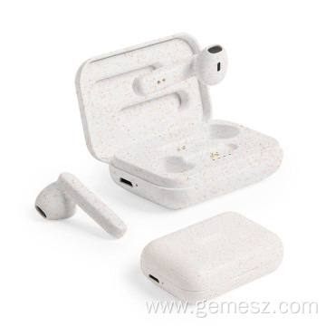 Eco Friendly Wheat Straw Earbuds Wireless TWS Earbuds